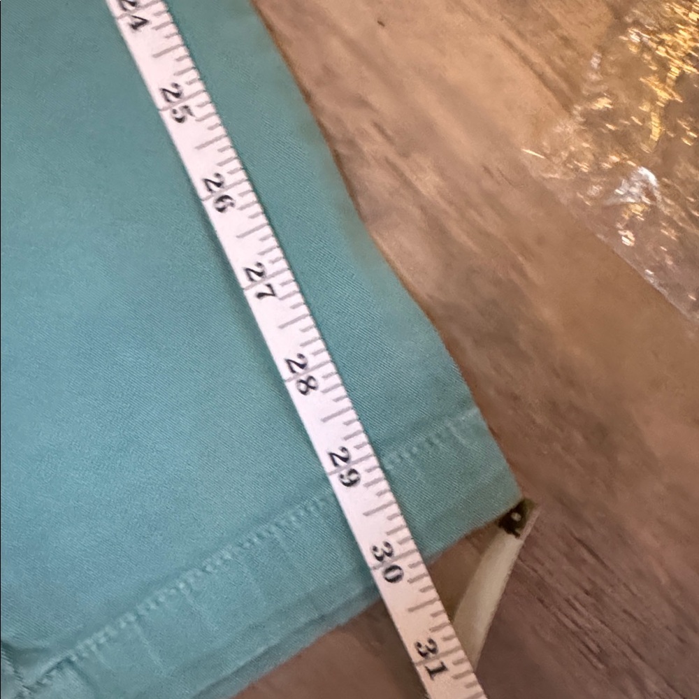 Anthropologie Relaxed chino blue green OOS online size 27 - Picture 11 of 12